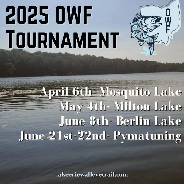 Fish OWF - 2025 Walleye Tournament Schedule